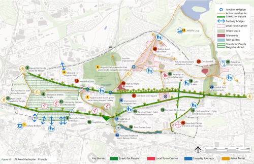 Dennistoun Liveable Neighbourhood Stage1 Area Masterplan Project Map